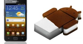 Galaxy S II tastes Ice Cream Sandwich
