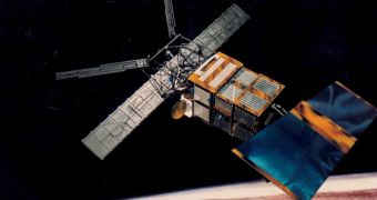 Rendering of the ESA ERS-2 satellite