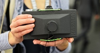 Ilford Harman Titan 120 pinhole camera shows at Photokina