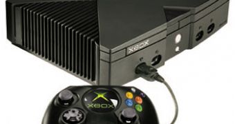 Xbox (1) console from Microsoft. The machine's faulty wiring supposedly started the blaze