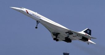 British Airways Concorde supersonic public transport (no longer in use due to the sonic boom)