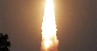 Chandrayaan-1 spacecraft, launched October 22nd