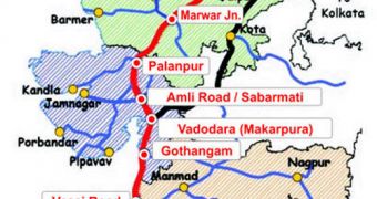 Rendition of the Delhi Mumbai Industrial Corridor, in India