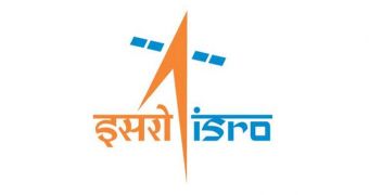 The official logo of the Indian Space Research Organisation (ISRO)