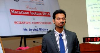Arvind Mishra delivered a 130-hour talk on Scientific Computations