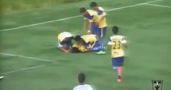 Indian Soccer Player Dies After Goal Celebration Accident – Video