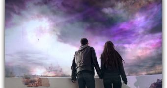End scene from Ariana Grande's video for “One Last Time”