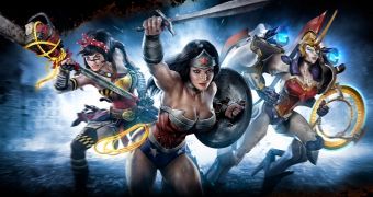 Wonder Woman versions appear in Infinite Crisis