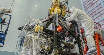 Infrared Camera Installed on the James Webb Space Telescope