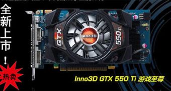 Inno3D Geforce GTX 550 Ti graphics card