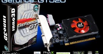 Inno3D GeForce GT 520 graphics card
