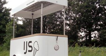 New ice cream cart uses solar energy to keep things cool