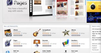 Mac App Store interface - Apple promo material
