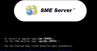 SME Server 7.2 boot splash