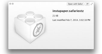 Instapaper Safari Extension (QuickLook)