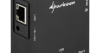 Integrate USB Devices into a LAN Network with Sharkoon's USB LANPort
