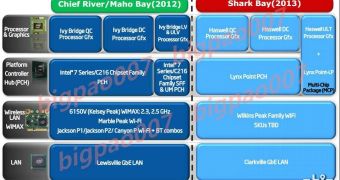Intel Shark Bay platfrom roadmap