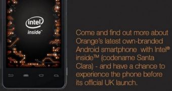 Orange Santa Clara launch event invitation