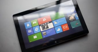 Windows 8 on a tablet