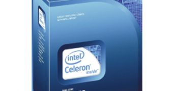 Intel Celeron processor in retail packaging