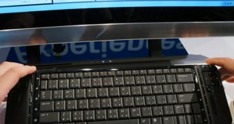 Intel wireless charging keyboard