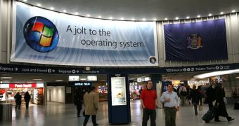Windows Vista Ad in Penn Station