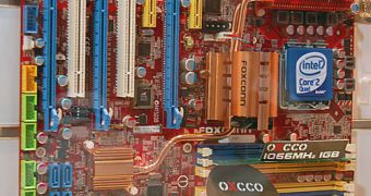 A mainboard built around the Intel X38 chipset