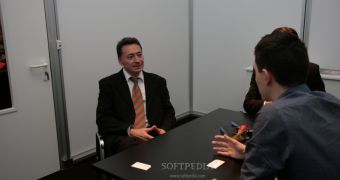 Intel VP Christian Morales talks with Softpedia editor
