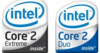 Intel product logos