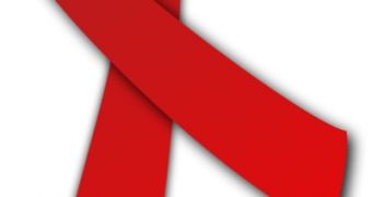 The AIDS Awareness Red Ribbon was a common site on Monday inside the UN headquarters