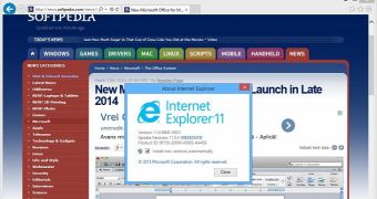 A new version of IE11 is now available on Windows 8.1