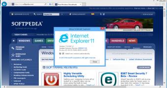 IE11 is the default Windows 8.1 browser