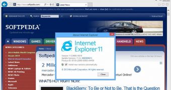 IE11 for Windows 7 will also get a version bump in Windows 8.1 Update 1