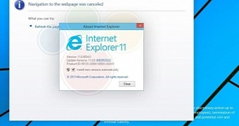 IE11 is still part of the leaked Windows 9 builds