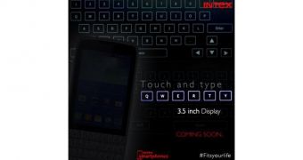 Intex plans Touch and Type QWERTY smartphone