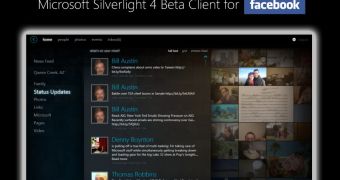 Silverlight 4 Beta Client for Facebook