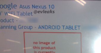 Another Asus Nexus 10 picture leaked