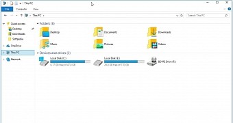 File Explorer in Windows 10 build 10122