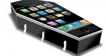 iPhone 4 casket