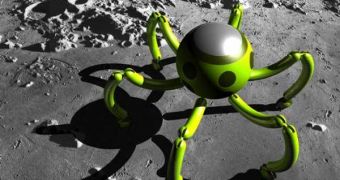This is what Team Italia's spider-bot might look like