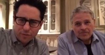 J.J. Abrams and Lawrence Kasdan are in London putting the finishing touches to the “Star Wars VII” script
