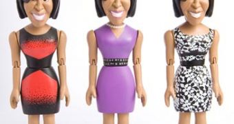 Jailbreak Toys presents the Michelle Obama plastic doll, priced at $13, ships this November