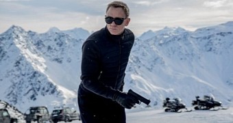 Footage from James Bond's new film