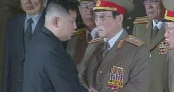 Kim Jong-Un and his uncle Jang