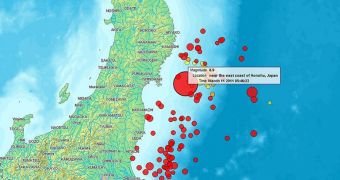 The Honshu earthquake spawned 100+ aftershocks of magnitude 5 or greater