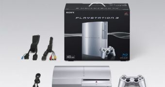 The silver PS3