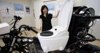 Japanese motorcycle runs on various types of waste