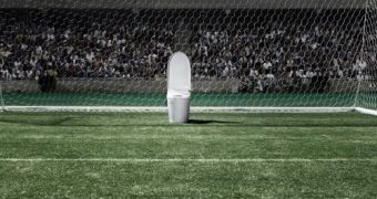 Japanese toilet goalkeeper has something to do with environmental protection