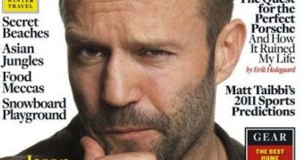 Jason Statham does Men’s Journal, February 2011, to promote “The Mechanic”
