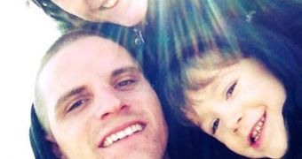 In happier times: Jenelle Evans, Courtland Rogers and her son Jace